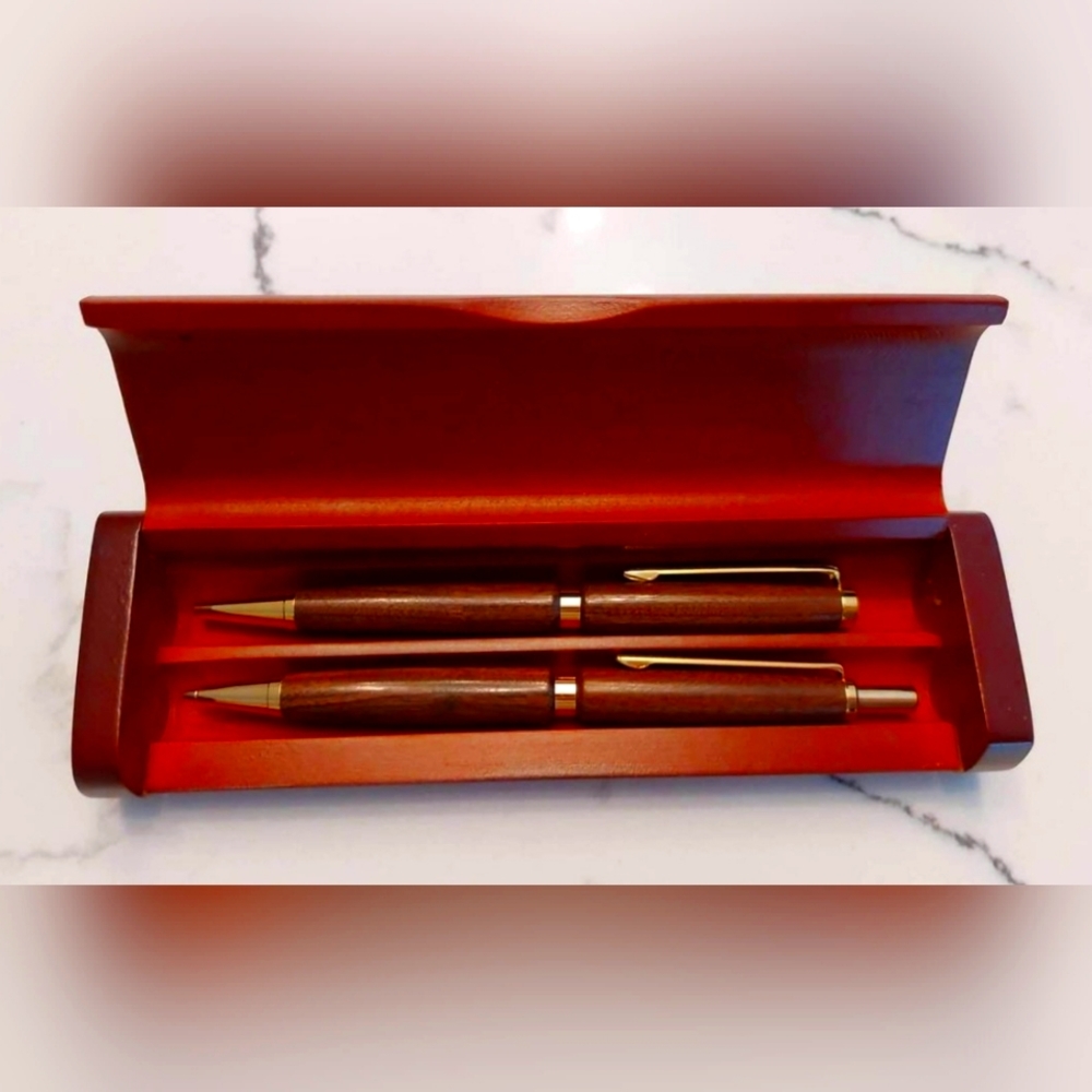 Wooden Pen and Pencil